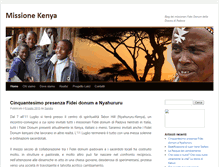 Tablet Screenshot of missionekenya.blog.diocesipadova.it